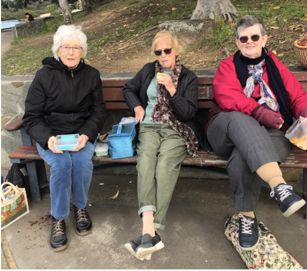 L to R: Carol Reynolds, Ros Pitt, Alison Miller