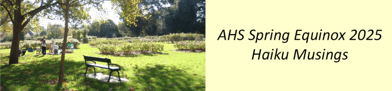 Spring Equinox 2025 – Haiku Musings Event – Australian Haiku Society
